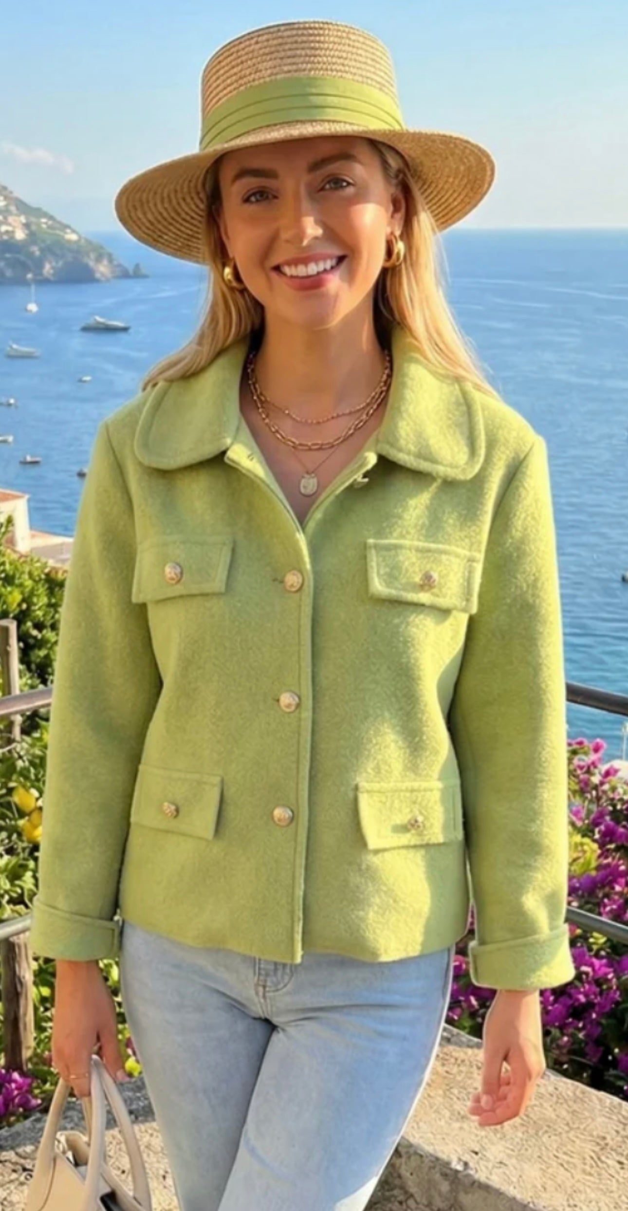Kiki Pistachio Green Jacket