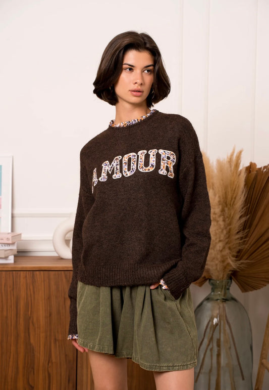 Brown Amour Jumper