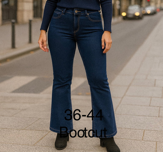 Dark Indigo  Denim Bootcut Jeans