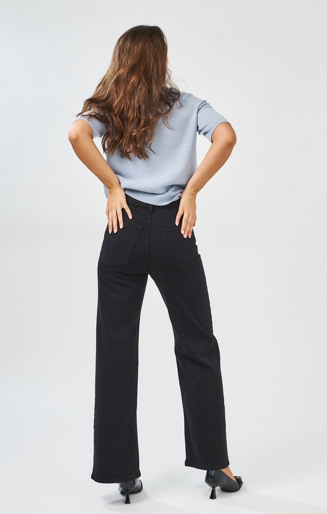 Black Wide Leg Jeans