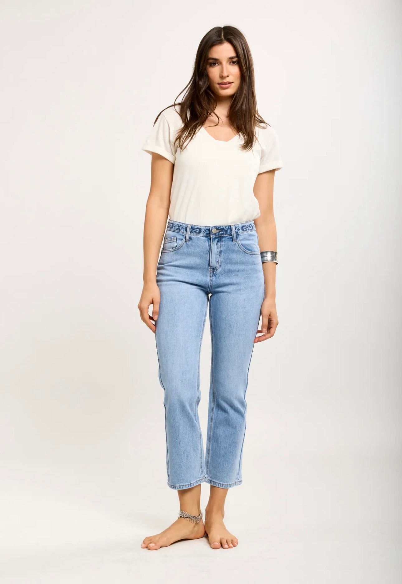 Toxik Light Wash Cropped Jeans