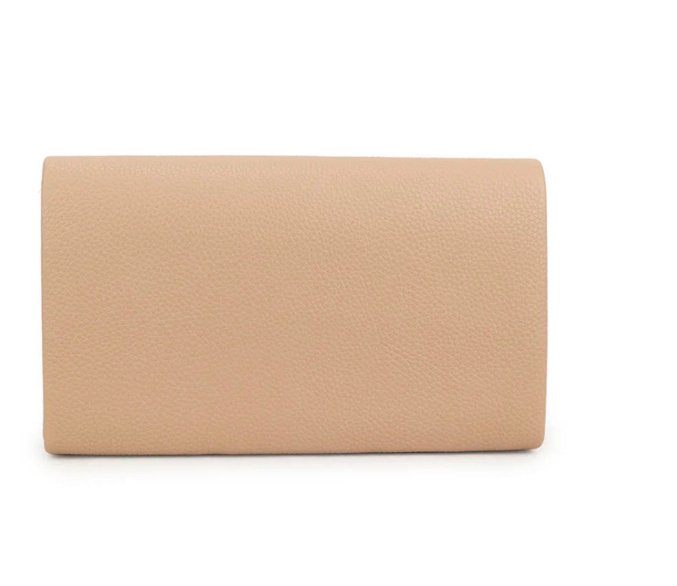 Nude Envelope Clutch Bag