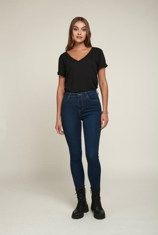 Nikki Toxik Dark Denim High Waisted Jeans