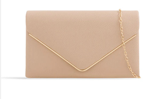 Stone Envelope Clutch Bag