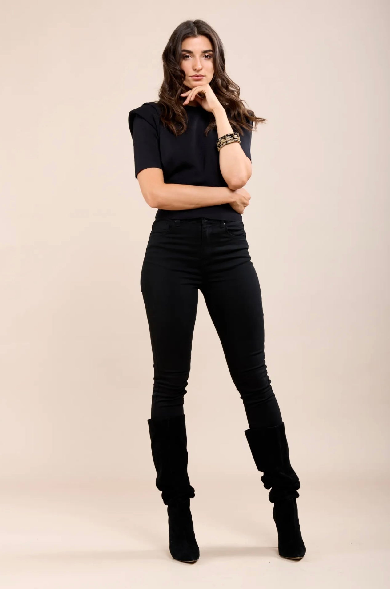 Toxik Black High Waist Skinny Soft Jeans