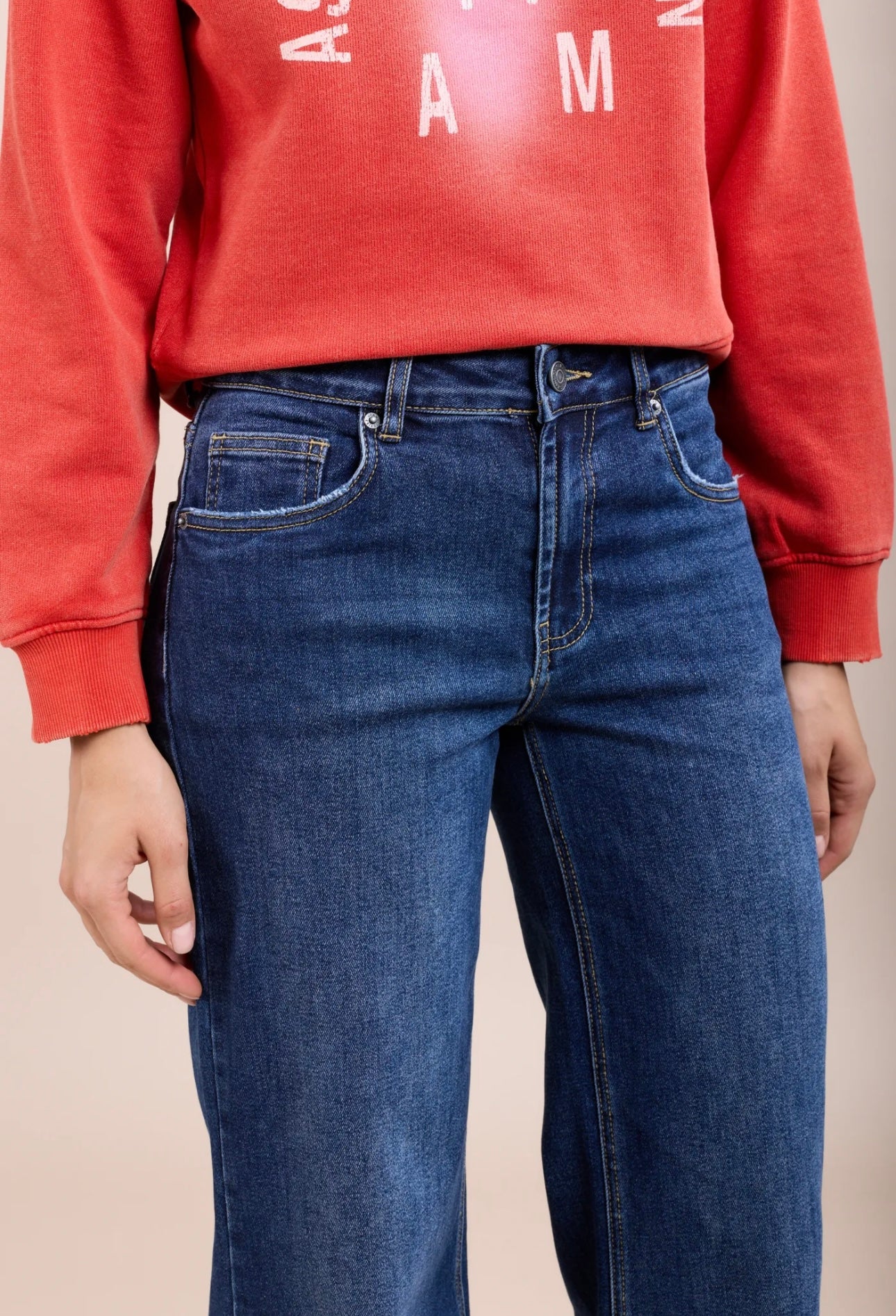 Toxik Dark Denim Wide Leg Jeans