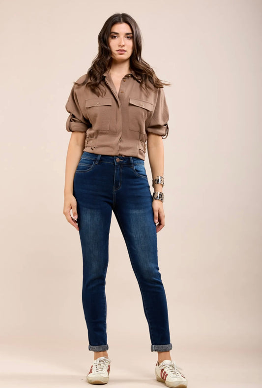 Toxik Faded Straight Leg Jeans