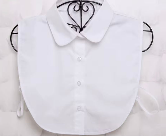 #30 Plain Round Neck False Collar