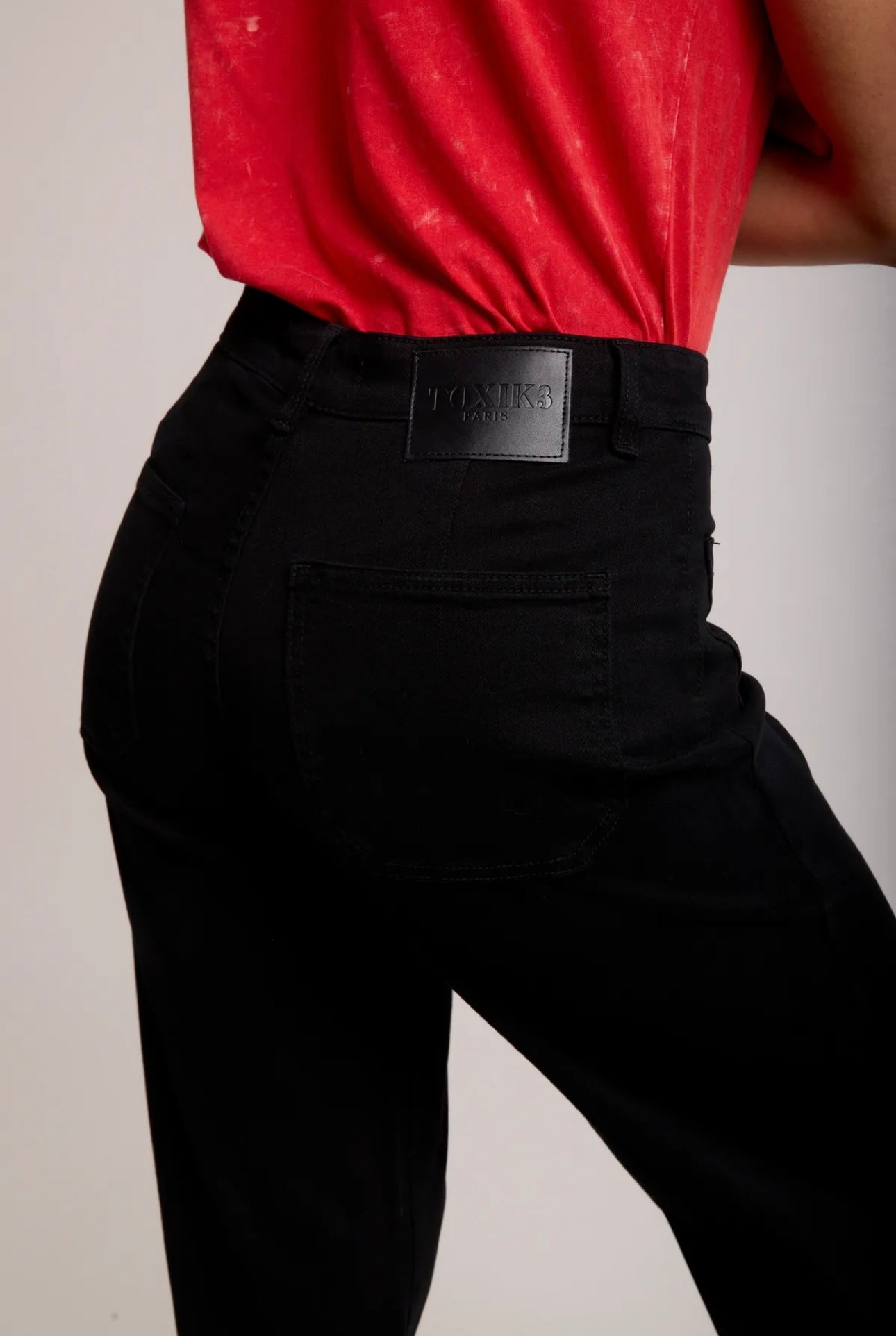 Toxik Black Wide Leg Jeans