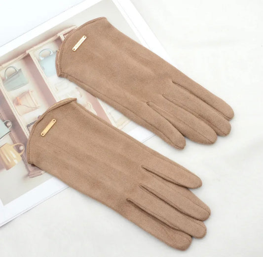 Taupe Gloves