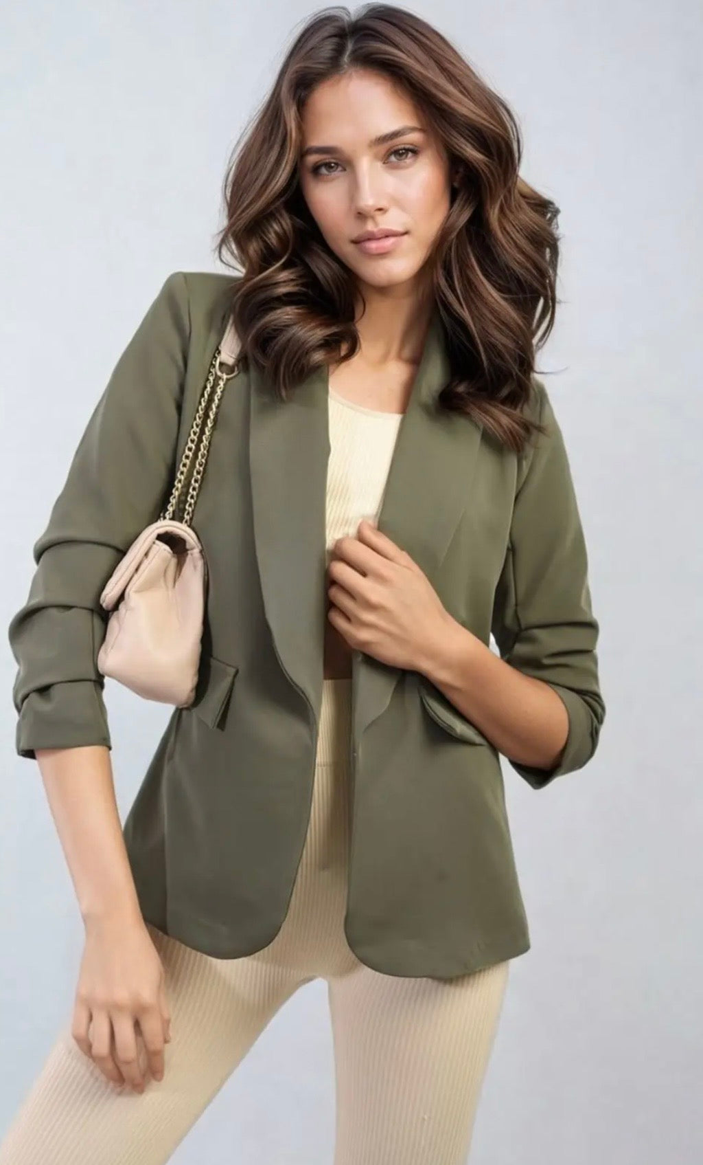 Khaki Green Blazer