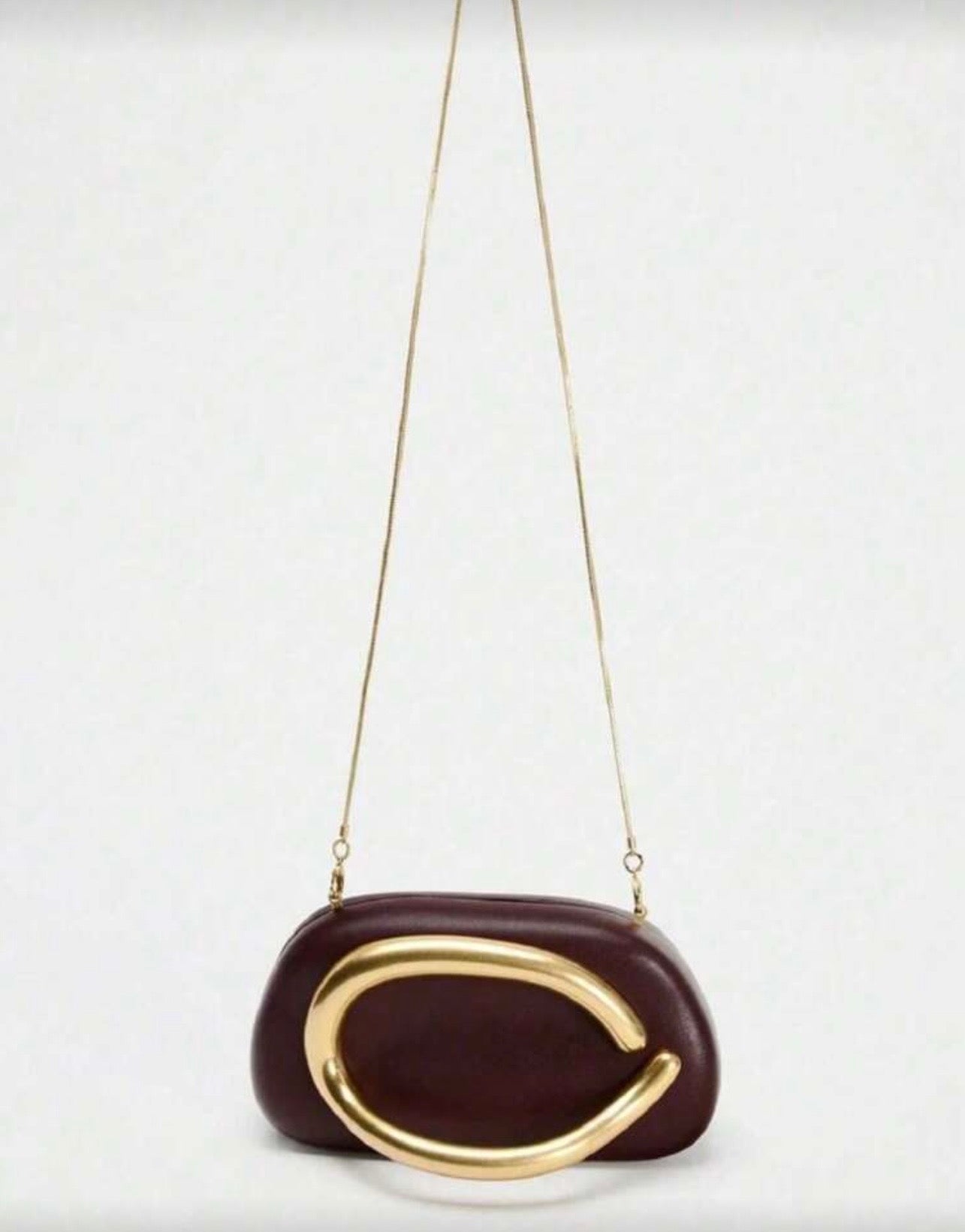 Brown & Gold Clutch Box