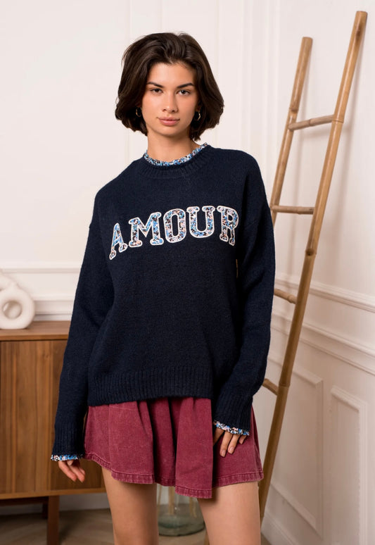 Navy Amour Jumper