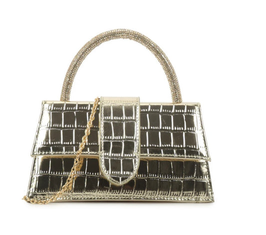Gold Metallic Handbag
