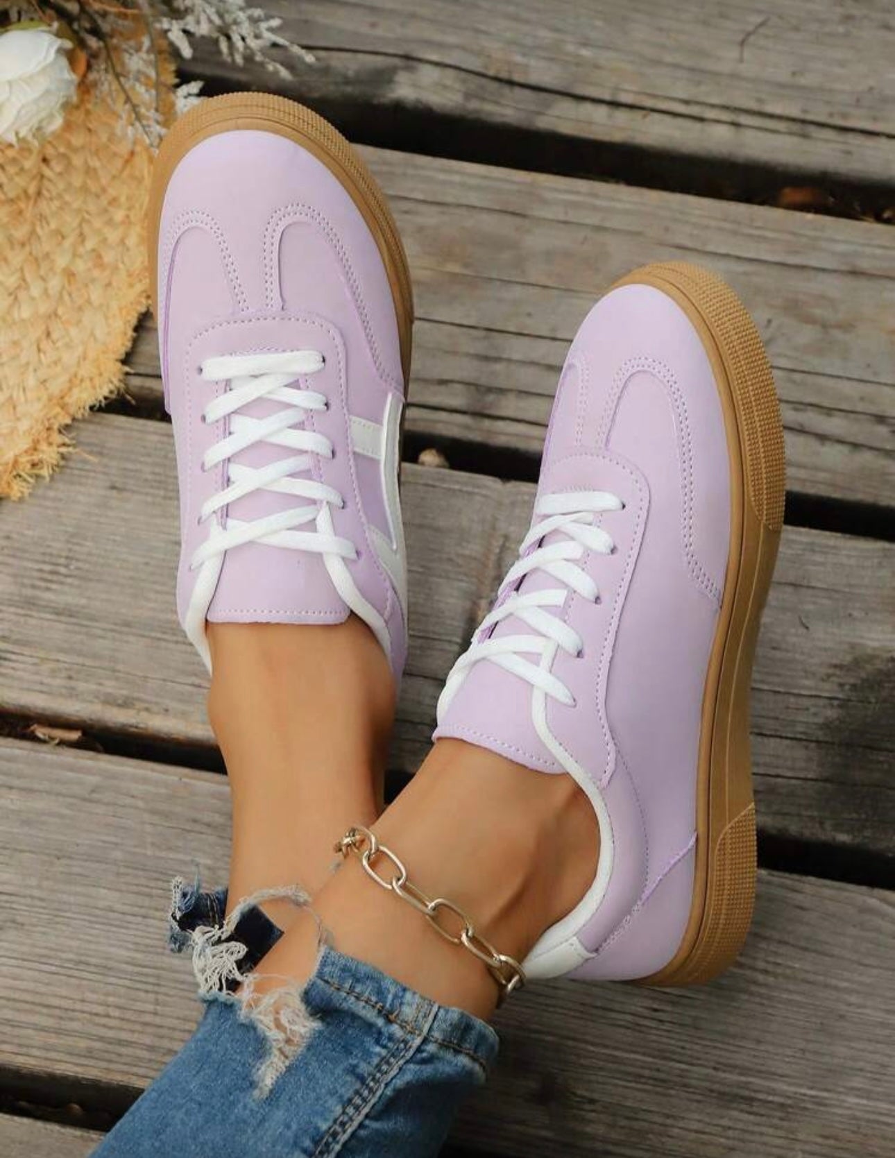 Hannah Lilac Trainers