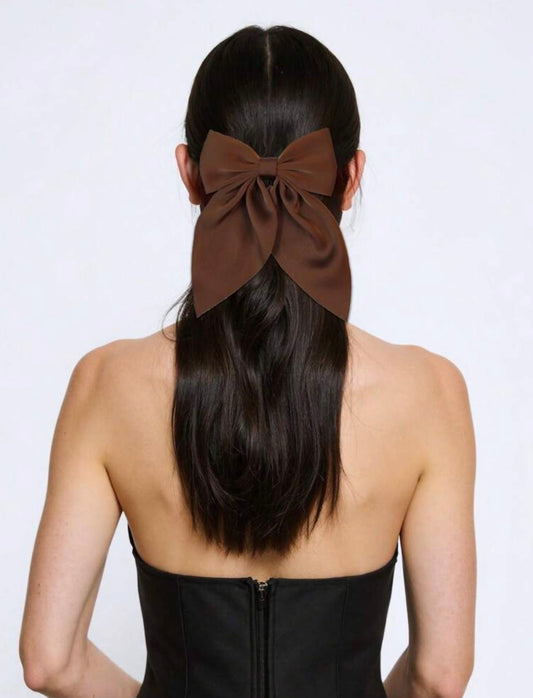 Brown Hair Bow