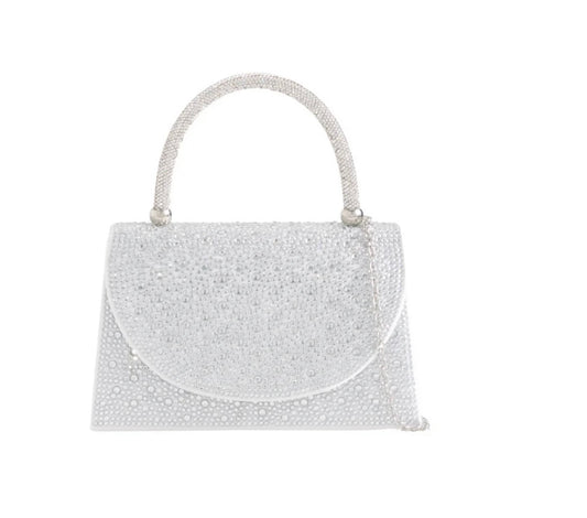 Ivory Diamanté Handbag