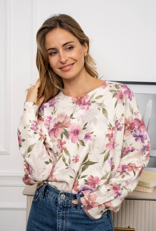 Madeline Floral Soft Knit Jumper