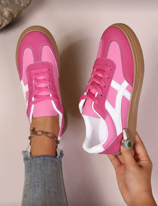 Hannah Fushia Pink Trainers