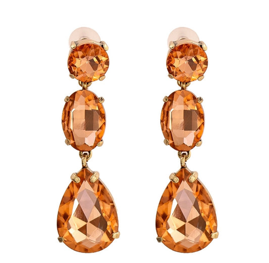 Rose Gold Teardrop Earrings