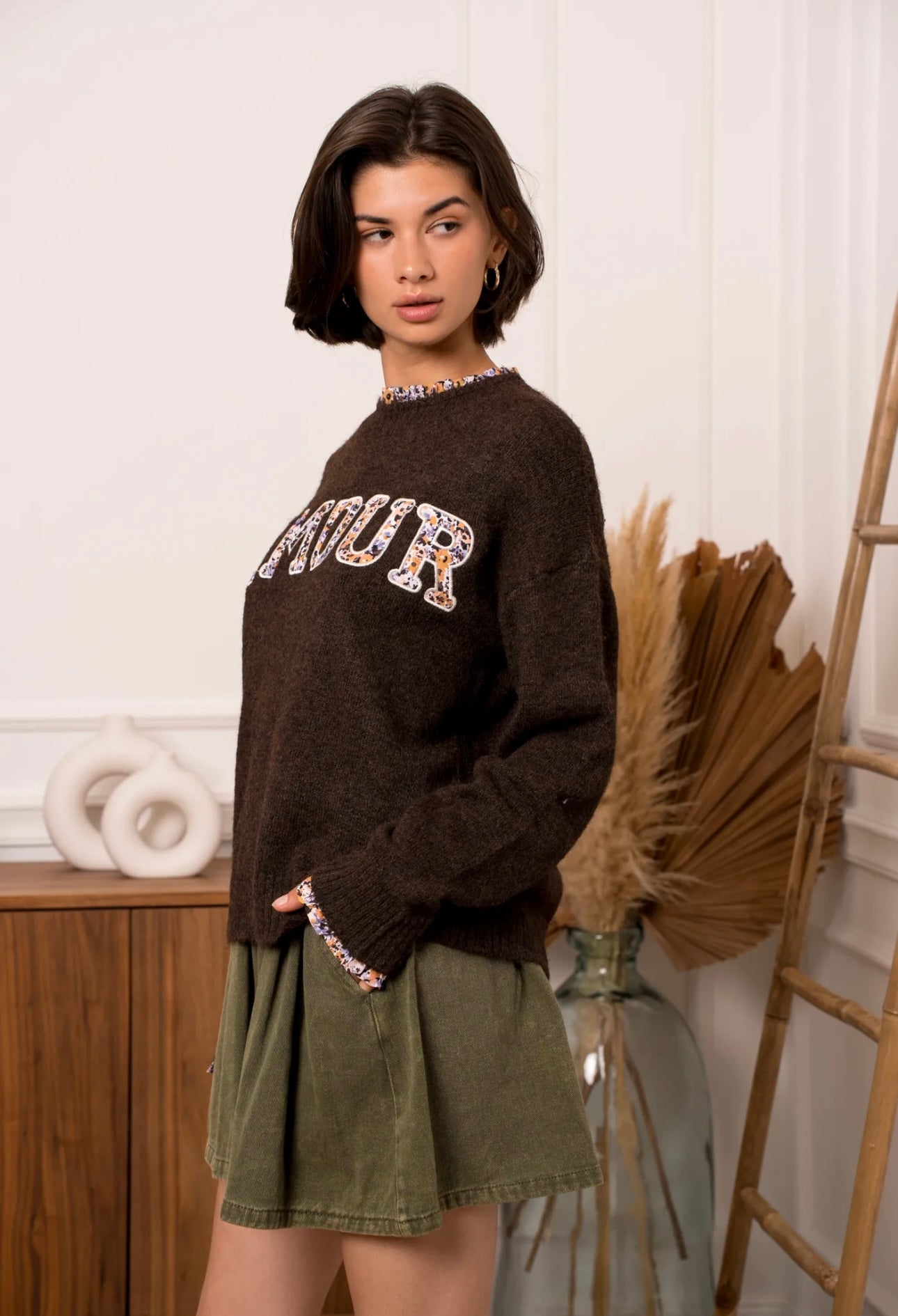 Brown Amour Jumper