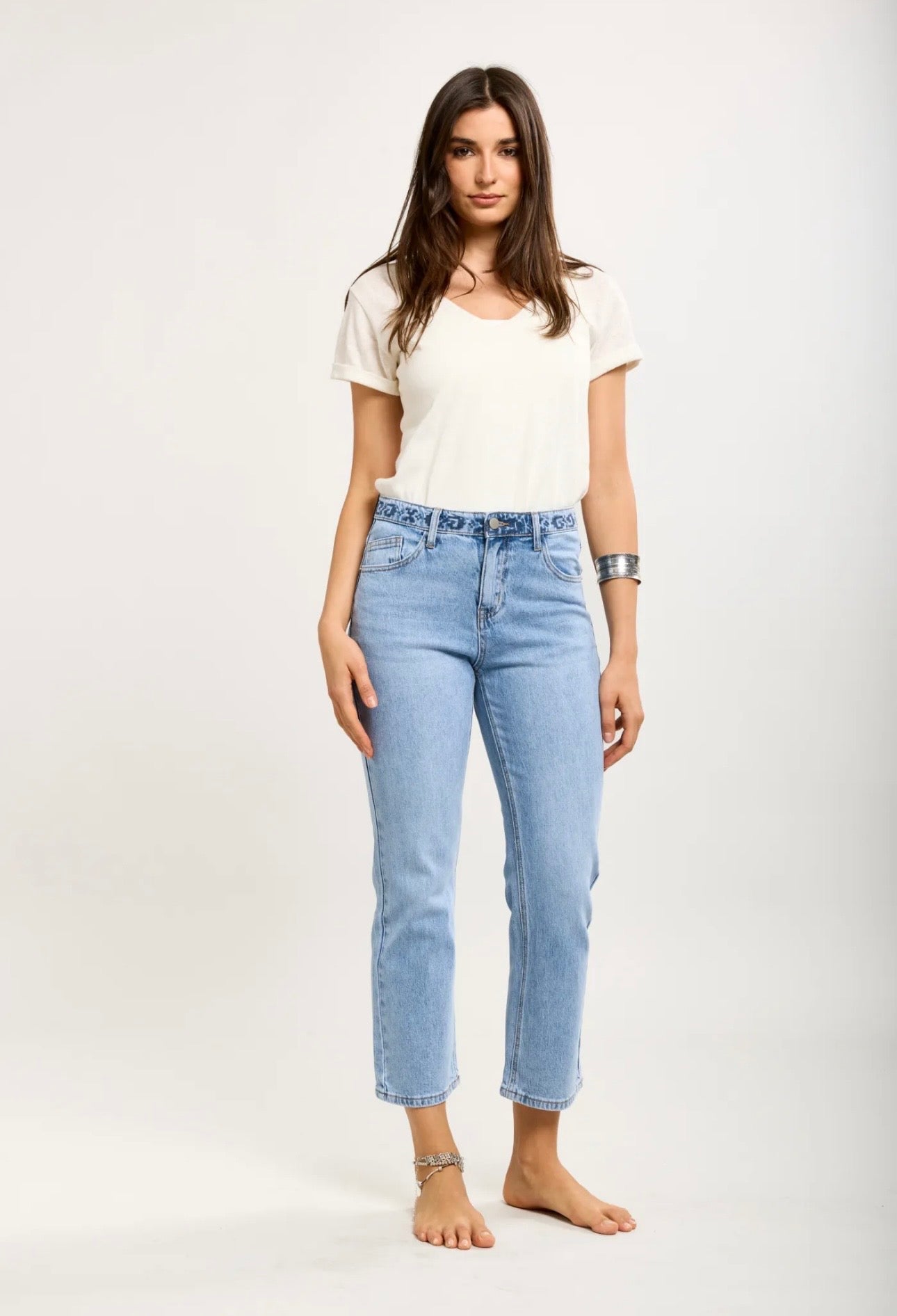 Toxik Light Wash Cropped Jeans