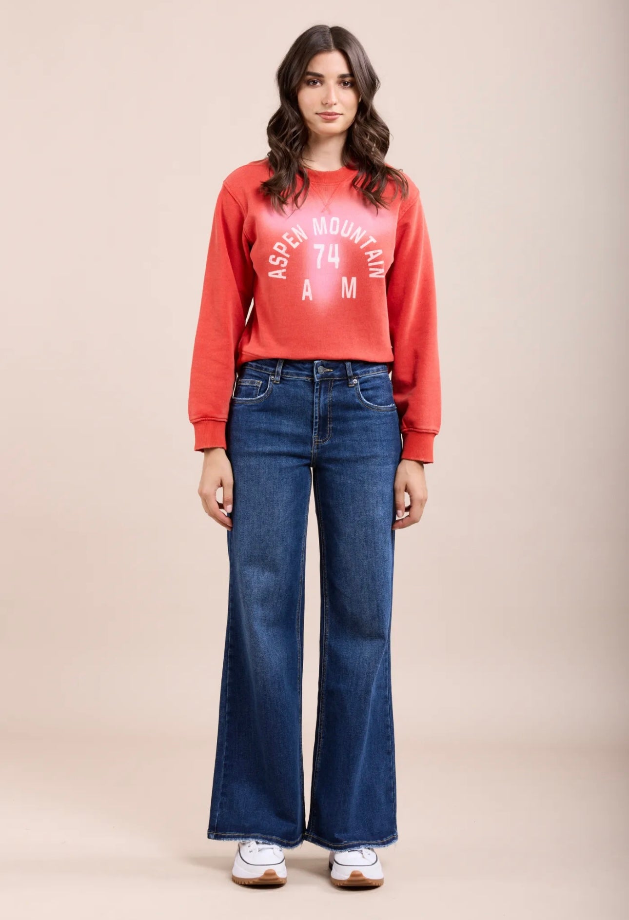 Toxik Dark Denim Wide Leg Jeans