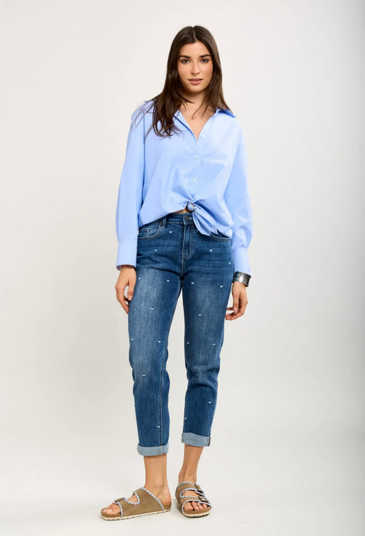 Toxik Denim Blue Heart Jeans