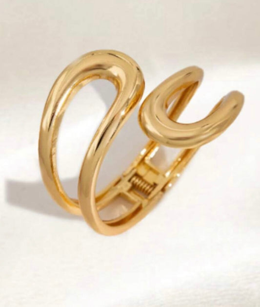 Oversized Gold Bracelet