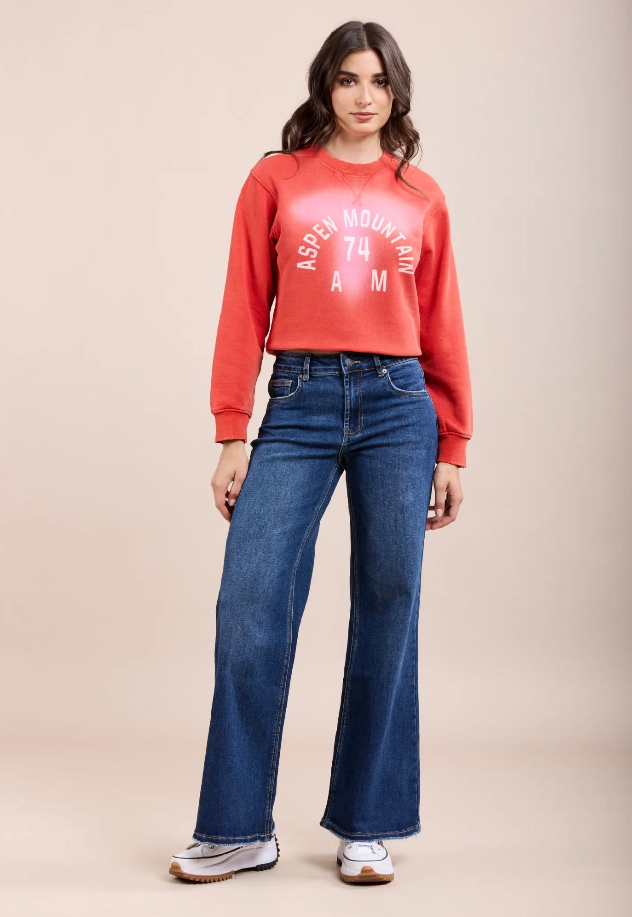 Toxik Dark Denim Wide Leg Jeans