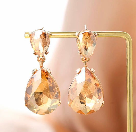Gold Teardrop Earrings