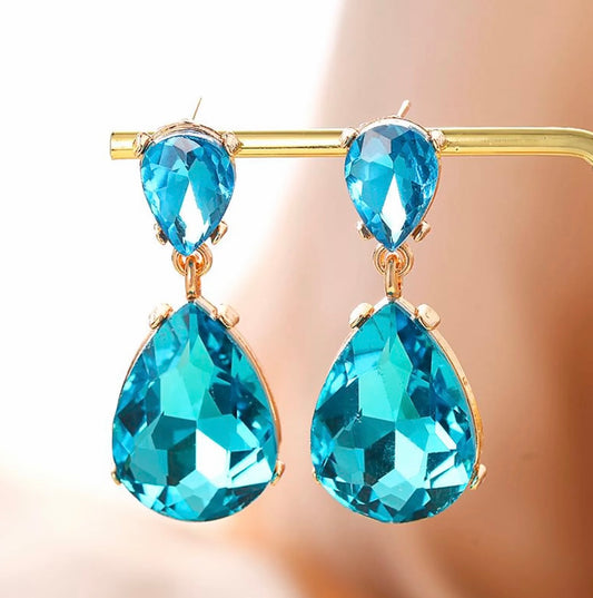 Turquoise Teardrop Earrings
