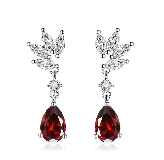 Occasion Earrings Red