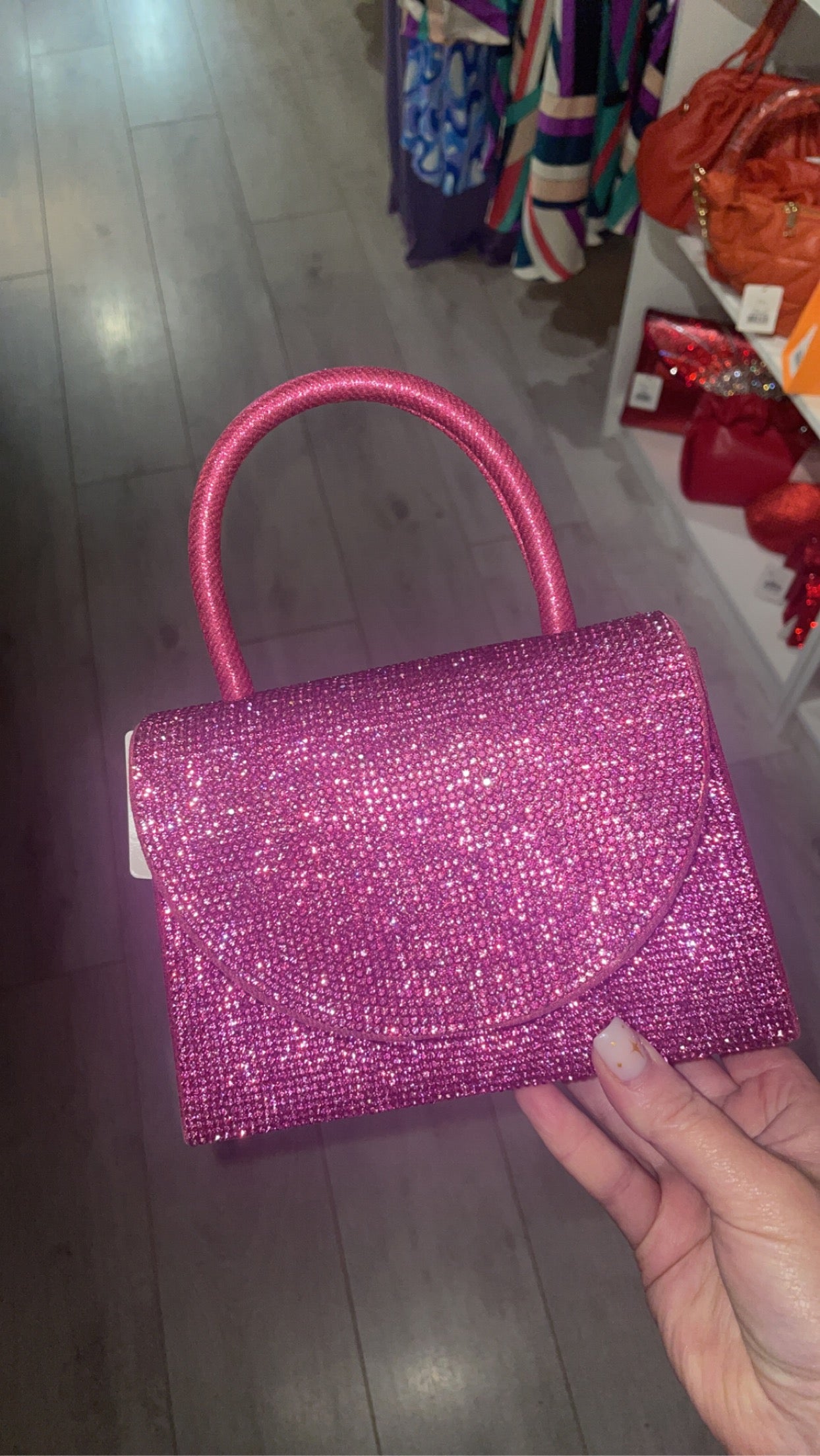 Maeve Fushia Diamanté