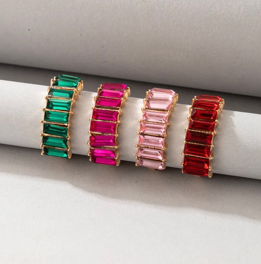 Fushia Jewel Dress Ring