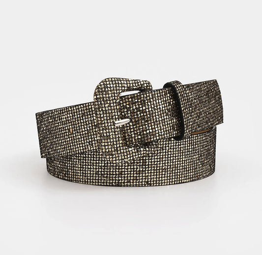 Glitter Belt Gold/Black