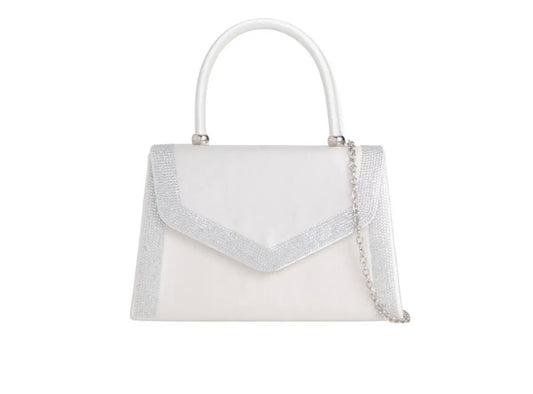 Diamanté Occasion Bag In Ivory