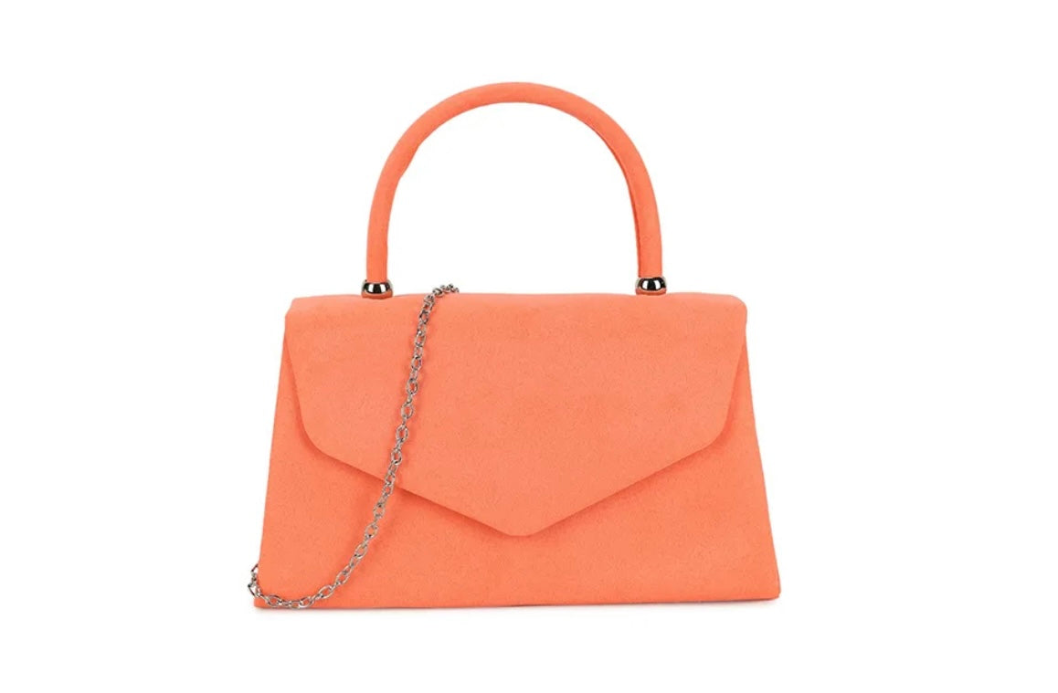 Melissa Neon Coral Velvet