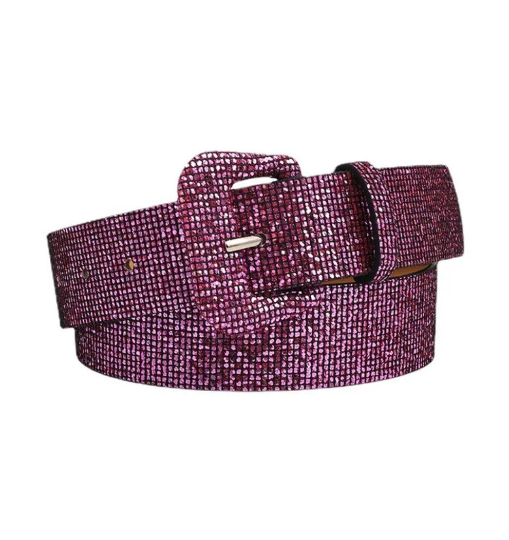 Glitter Belt Purple